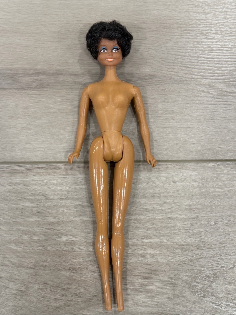 Vintage Maddie Mod AA Black Barbie clone w Rooted Eyelashes ~ Hong Kong 🌸